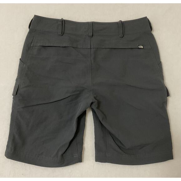 North Face W Medium 10 Black Nylon Hiking Pants T150 Drawstring Plain Front - Picture 2 of 12